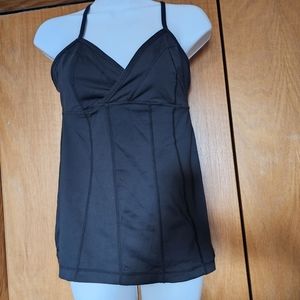 Black spaghetti strap Lululemon top